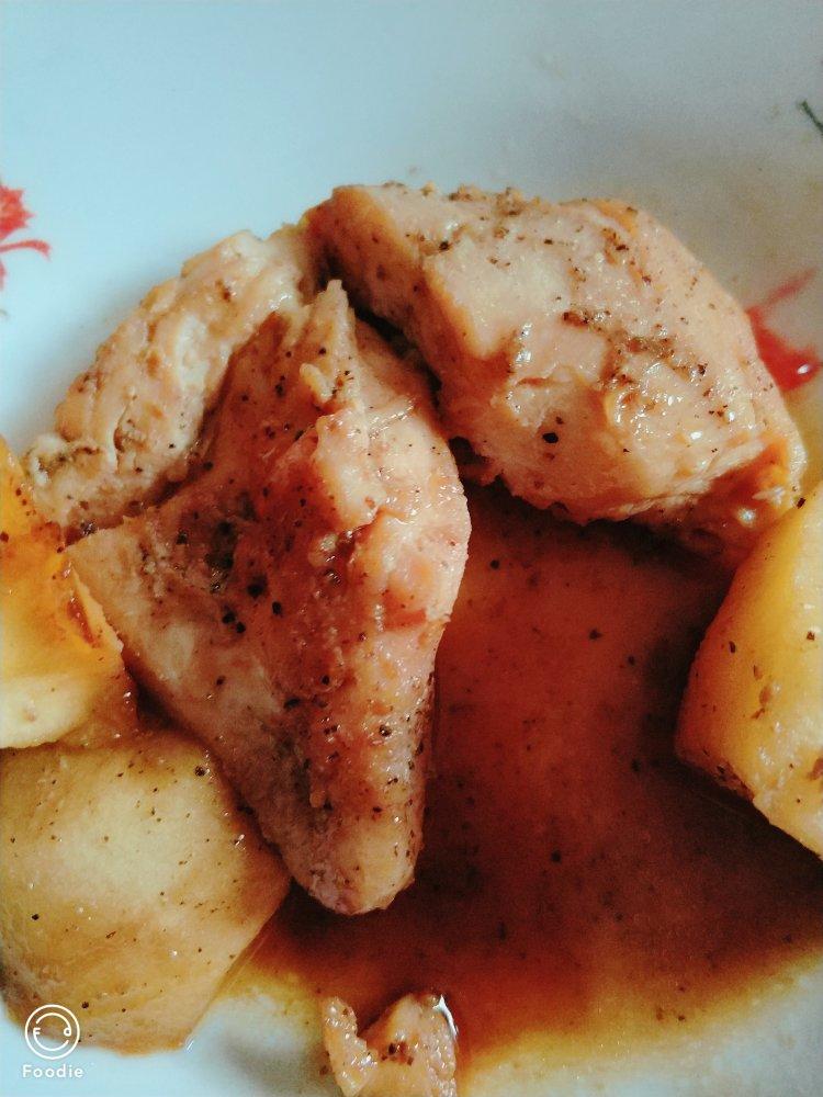 大蒜蜂蜜煎鸡排