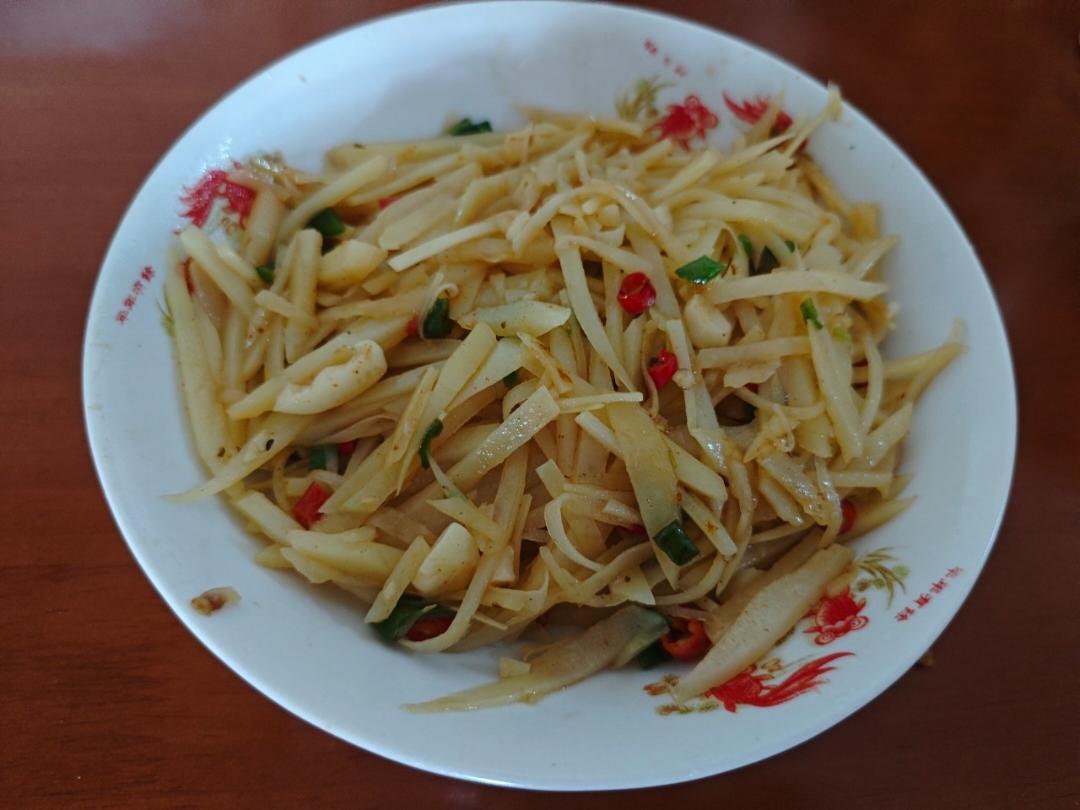 酸辣土豆丝的家常做法 超级下饭