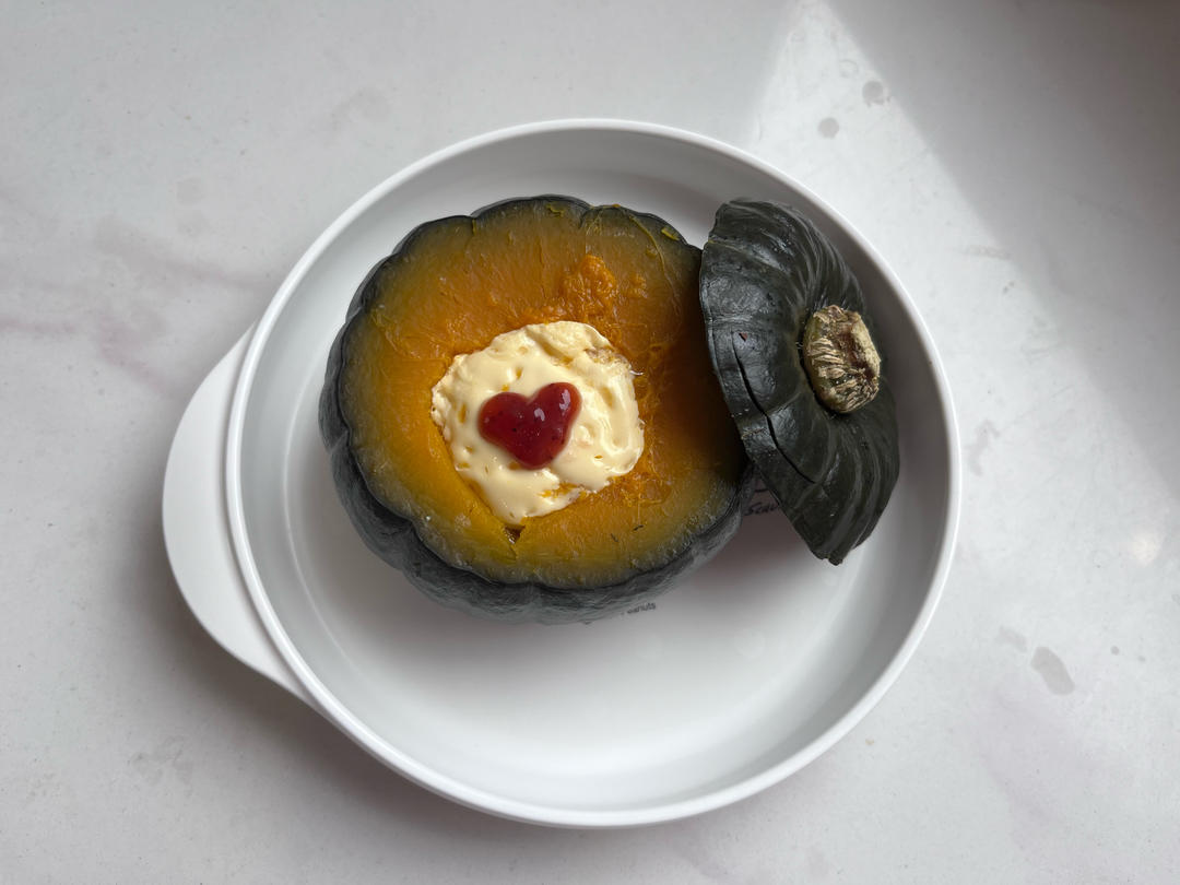 贝贝南瓜蒸蛋（懒人0失败）