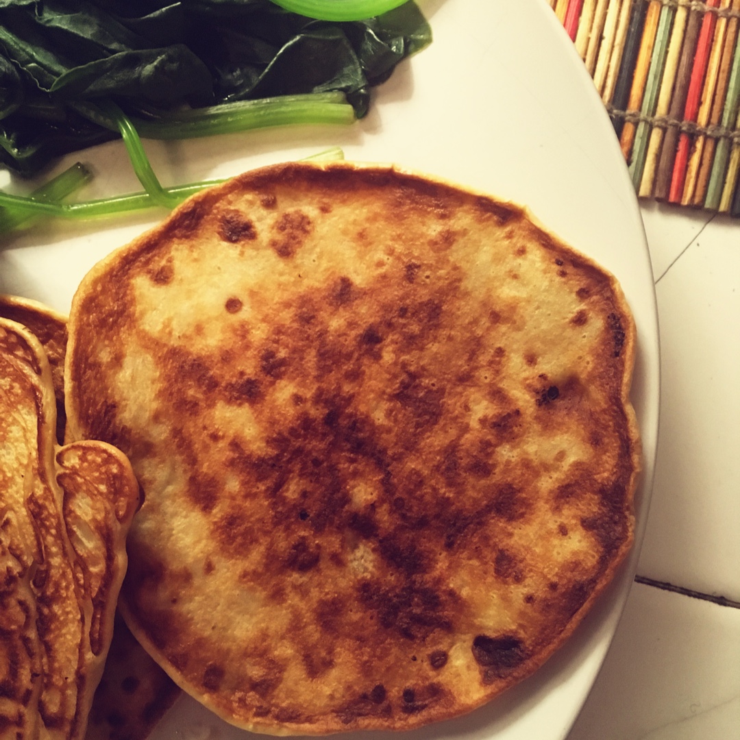 香蕉牛奶小煎饼