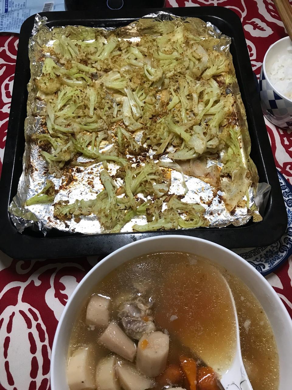 干烤菜花