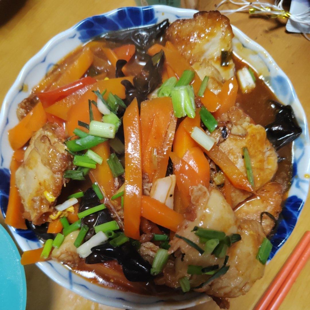 糖醋鱼块~外酥里嫩.好吃至极