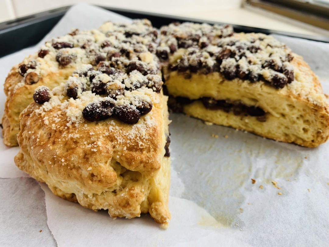 candyzy做的星巴克红豆松饼司康大叔有药