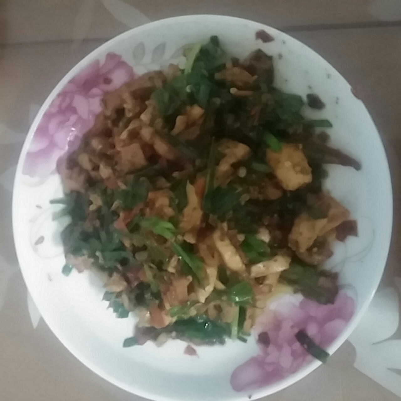 韭菜豆腐干