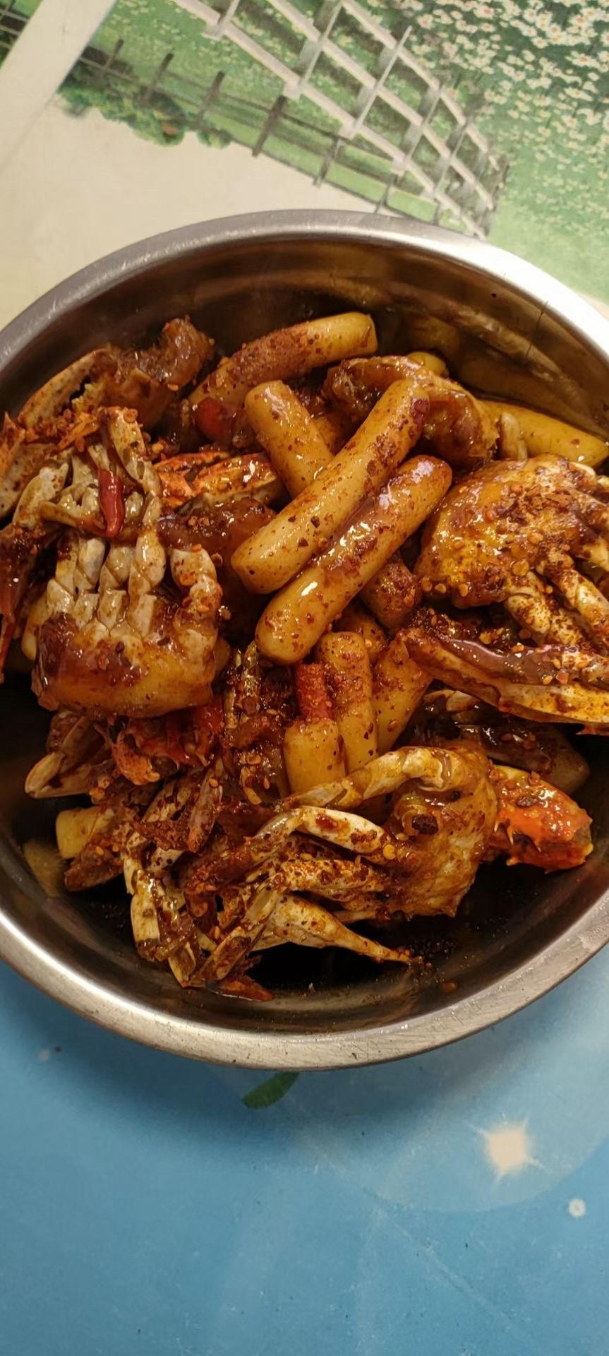 螃蟹炒年糕