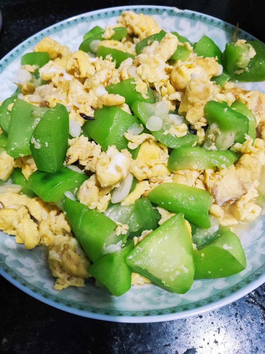 丝瓜炒蛋