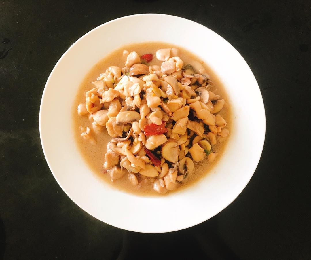 蘑菇滑鸡（香菇滑鸡）