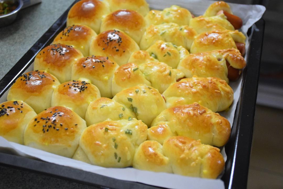 迷你肠仔包（一次发酵）