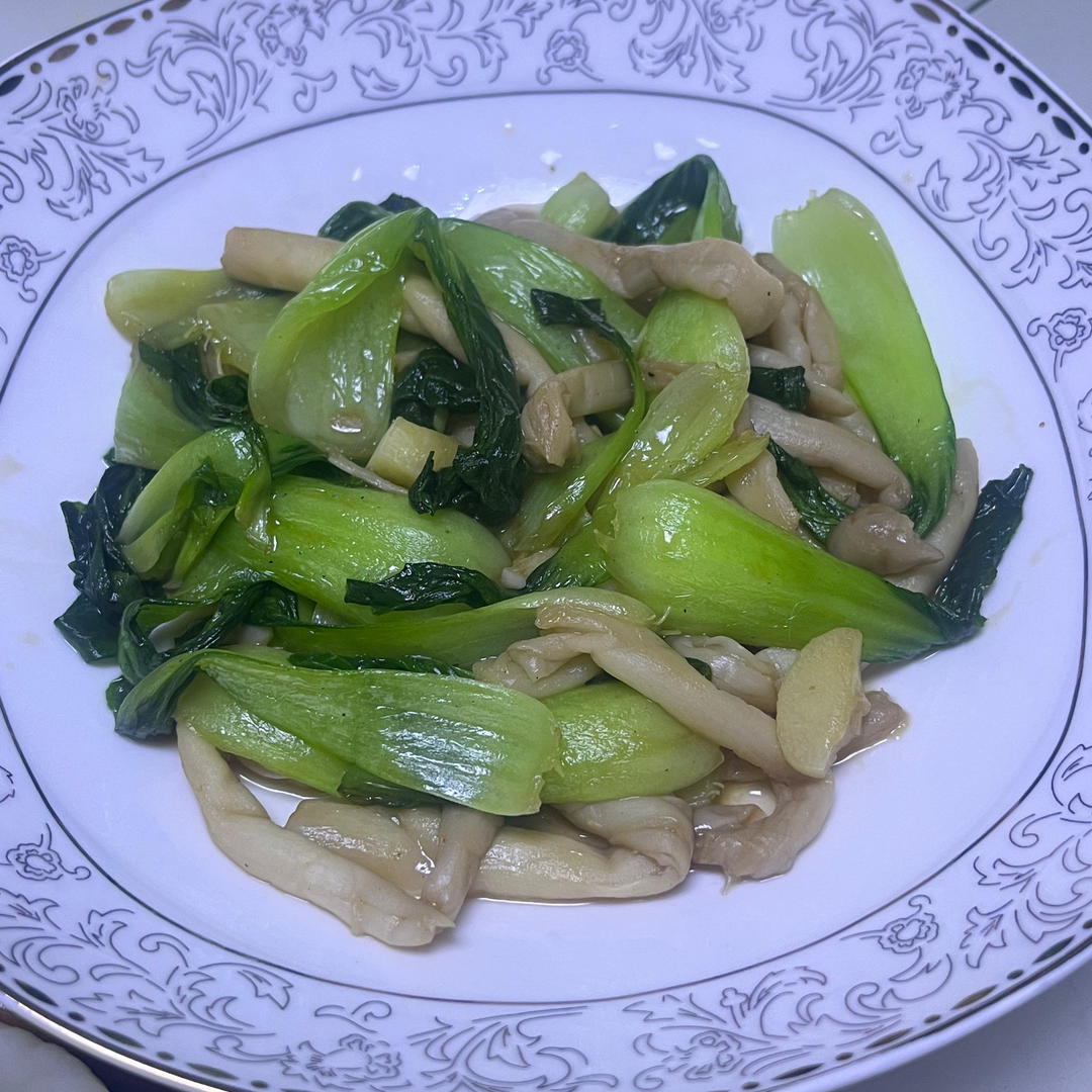 蟹味菇炒青菜