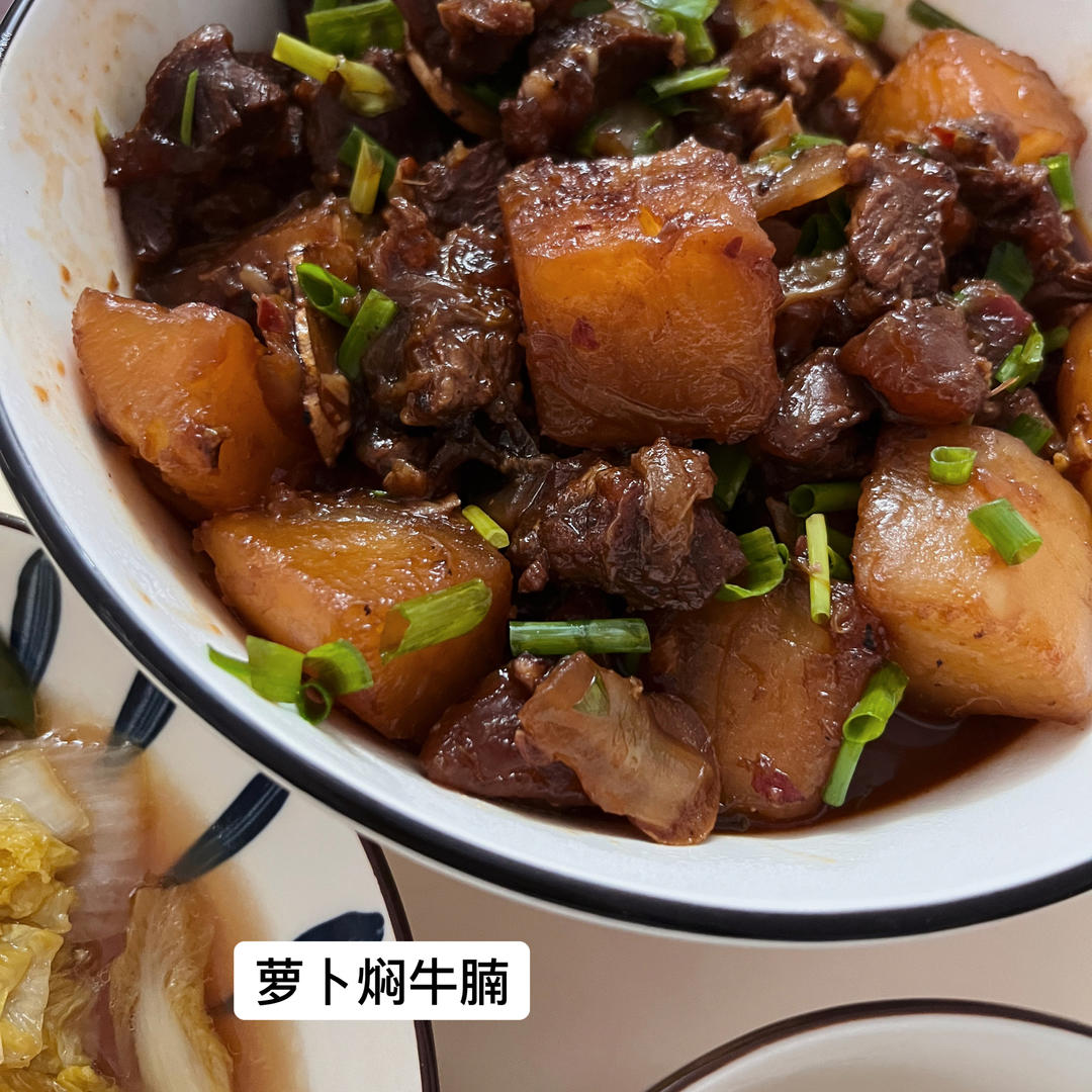 萝卜焖牛腩 （好吃得可以摆摊了）