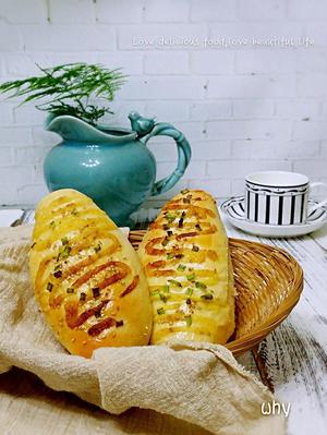 火腿肠早餐面包（一次发酵法）的做法 步骤13