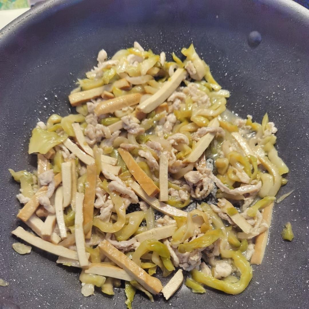 香干榨菜肉丝
