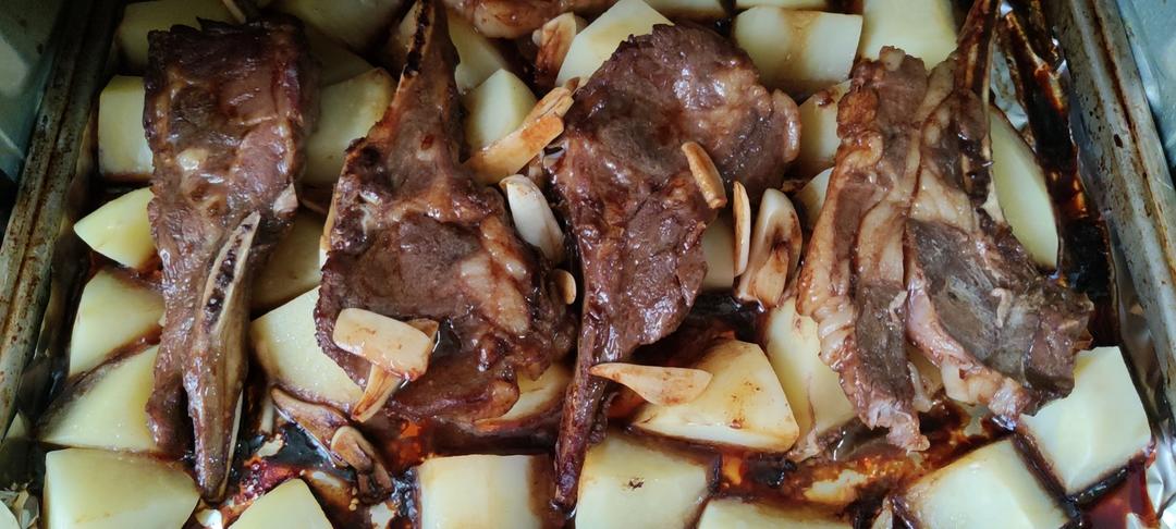 超好吃的烤羊排烤箱版