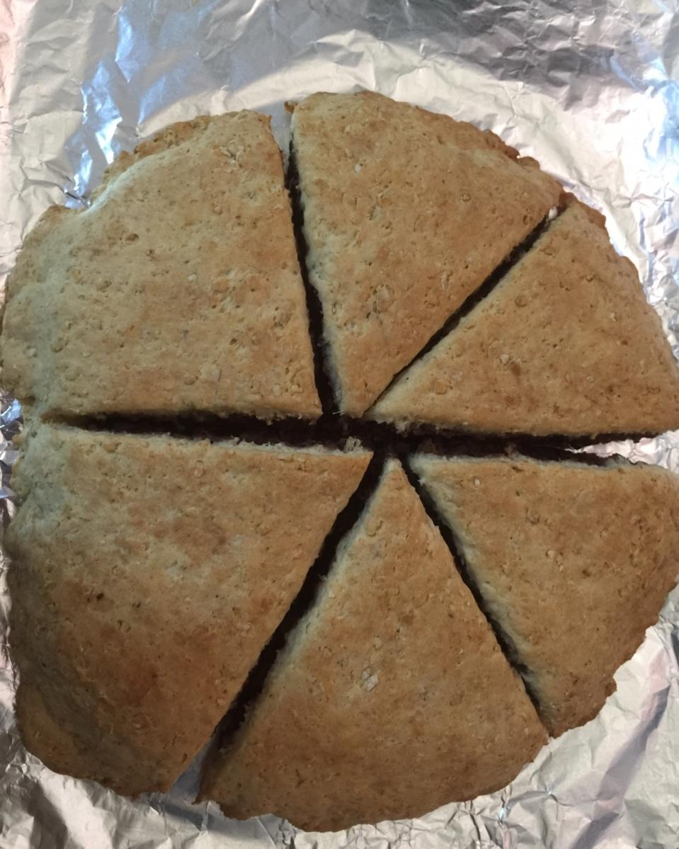 低脂紫薯燕麦司康