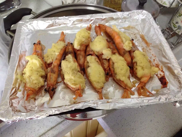 土豆泥奶酪焗大虾