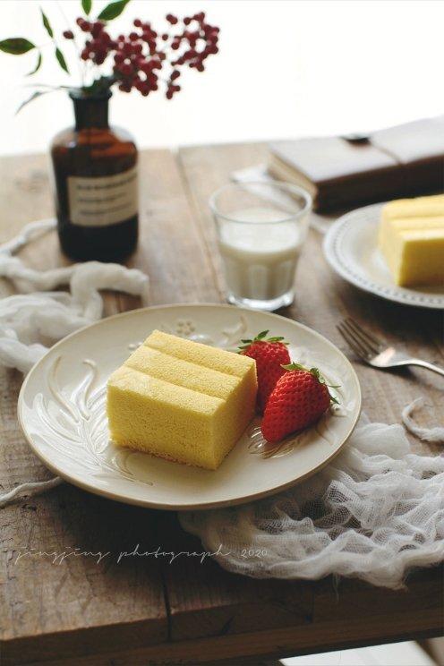 射手座的静静做的日式橙汁云朵蛋糕