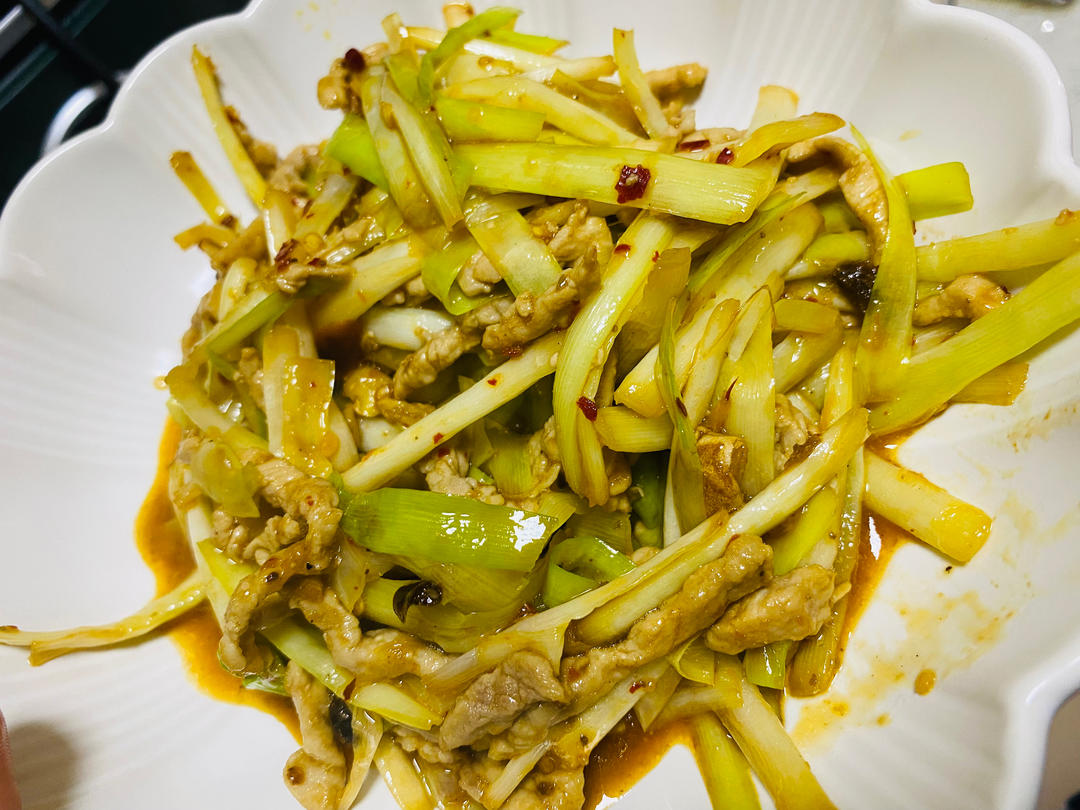 最好吃的韭黄炒肉