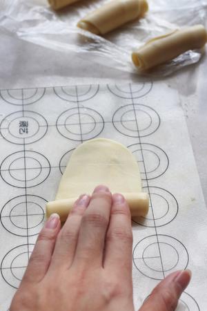 黄油版肉松豆沙酥饼的做法 步骤3