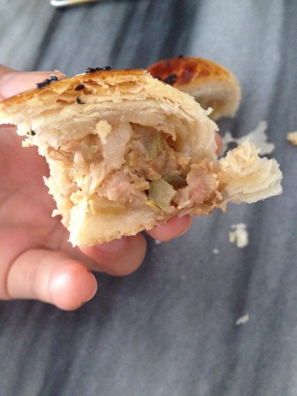 泳式鲜肉榨菜月饼