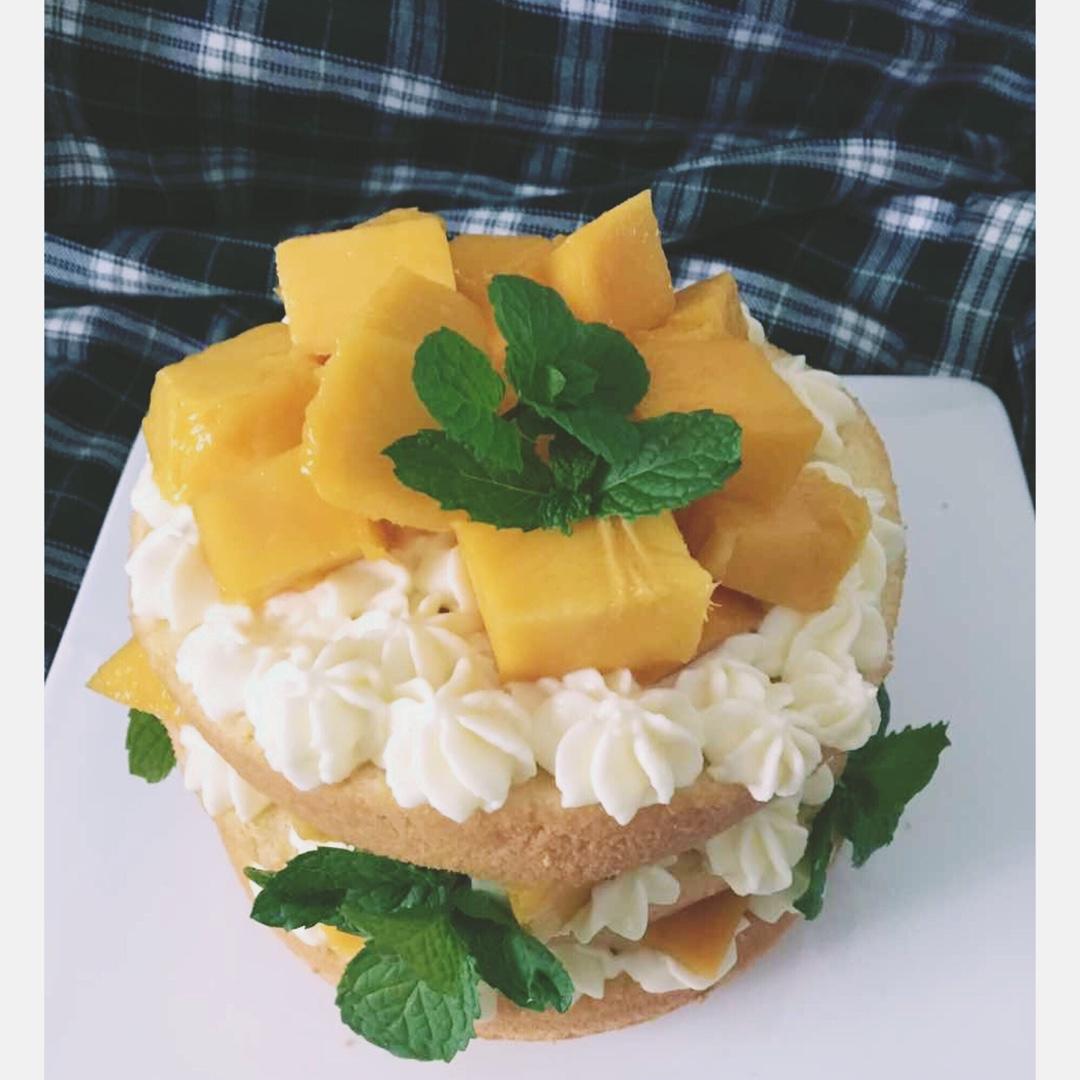 圣诞呆萌裸蛋糕