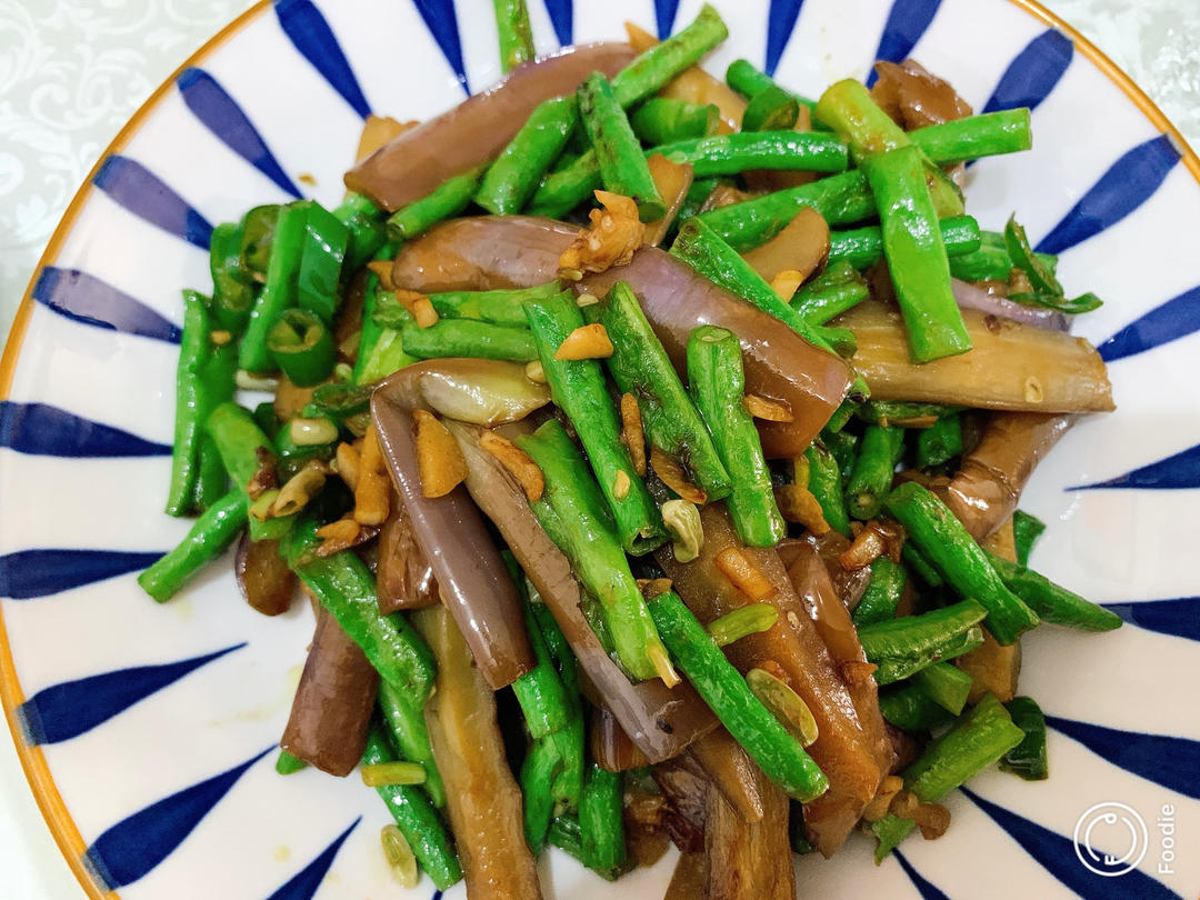 豆角烧茄子