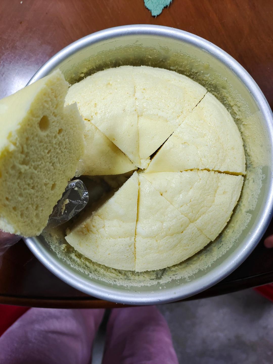 蒸锅版糯米粉蛋糕