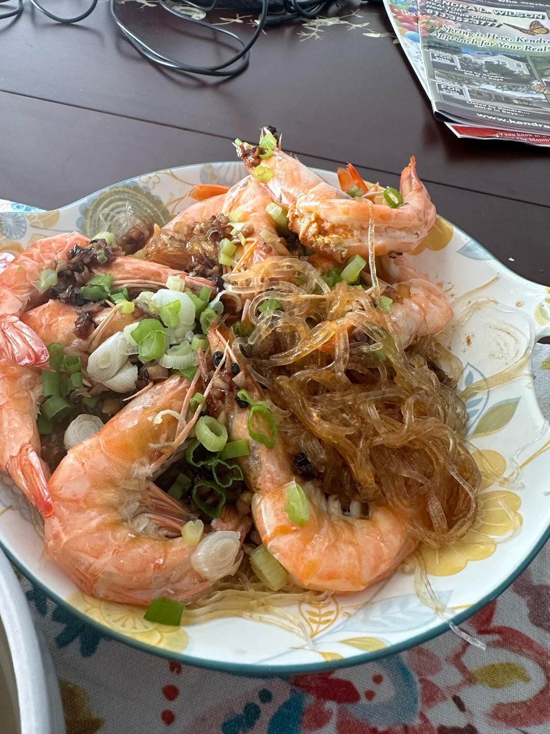 蒜蓉粉丝虾煲