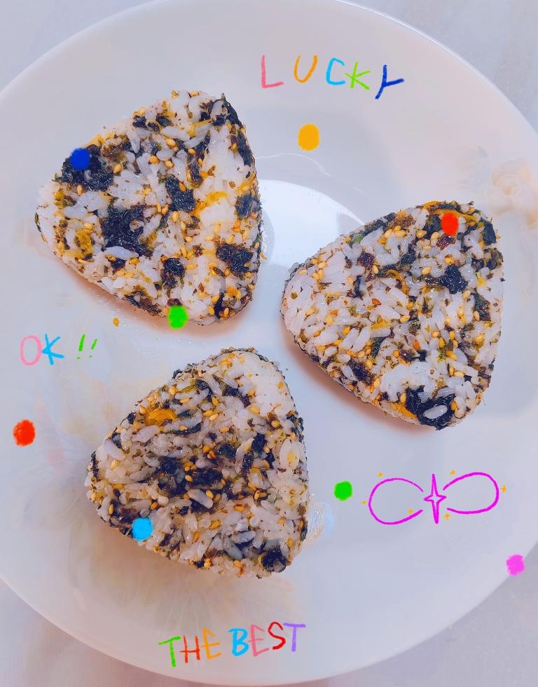 🍙三角饭团～两种吃法😋