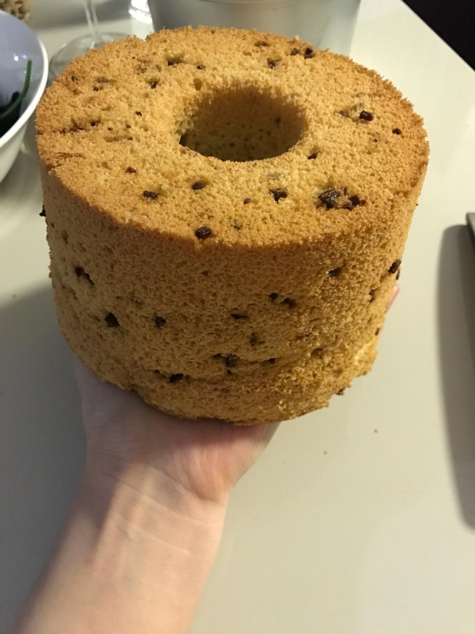 香蕉牛奶巧克力戚风蛋糕