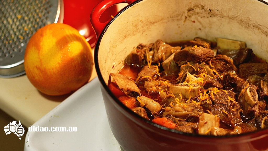 橙香牛肋排 Beef Rib Stew with Orange