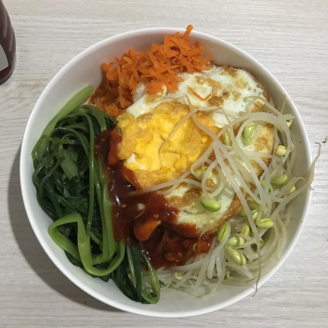 家庭版 简易 石锅/铁锅 韩式拌饭