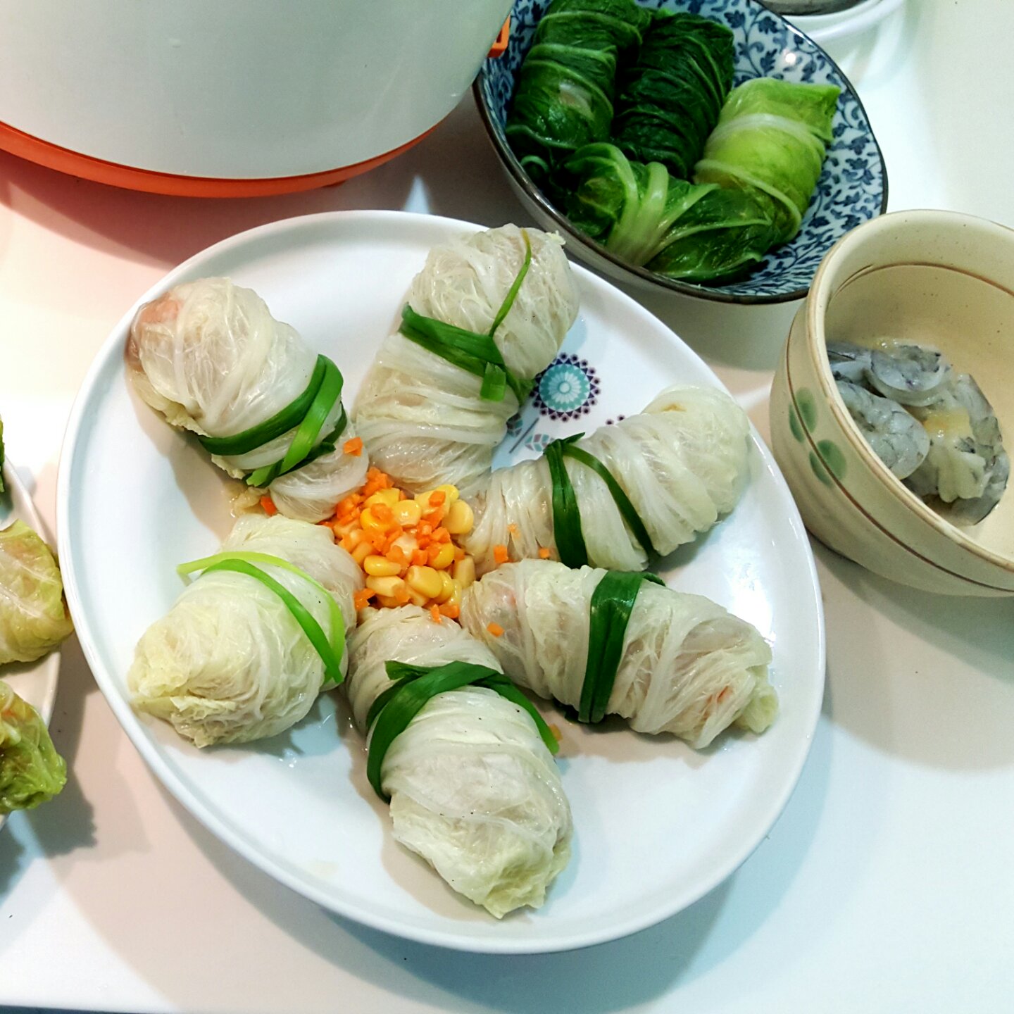 鲜虾白菜包