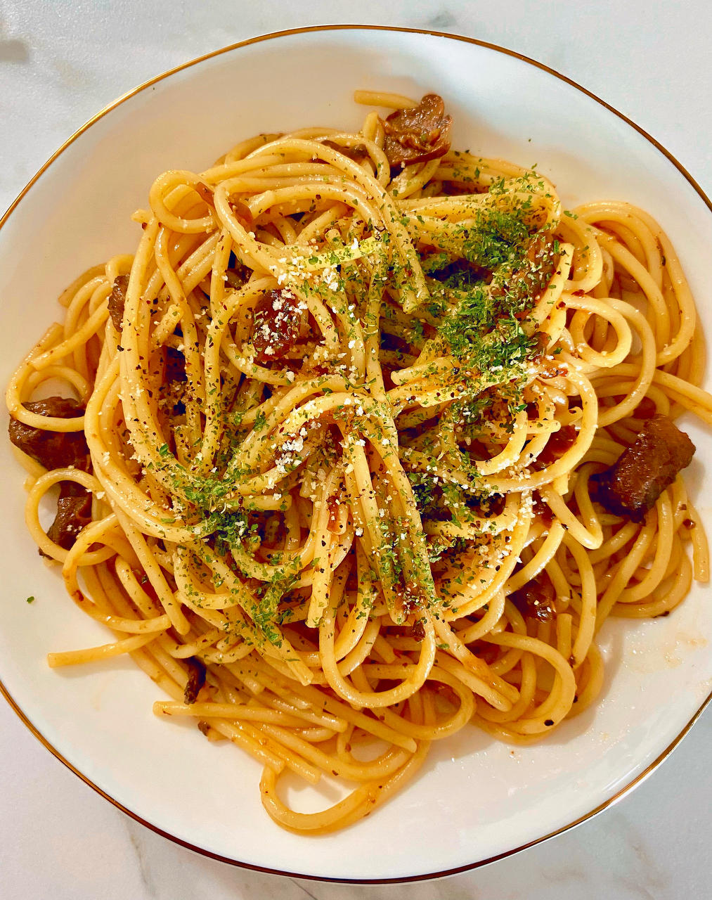 olaya做的黑胡椒意大利面不用再去餐厅吃了