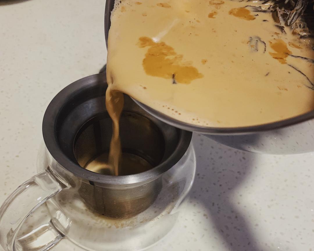 5分钟超快自制锅煮奶茶☕️