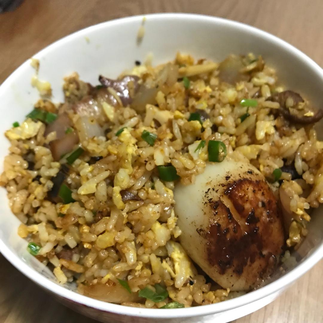 鹅肝虾仁炒饭