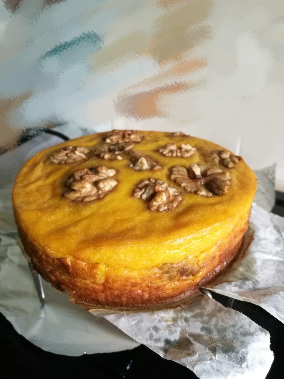 烤南瓜布丁蛋糕