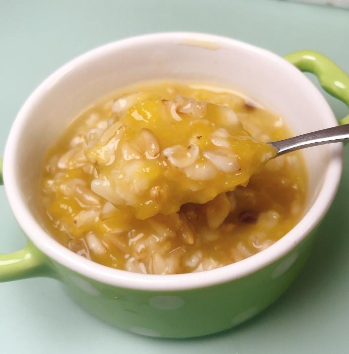 【南瓜燕麦粥】8-12月龄婴儿宝宝辅食的做法