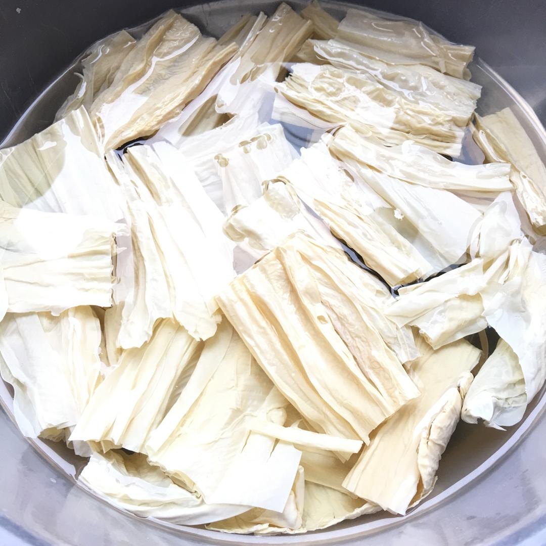拿土豆做的自制腐竹