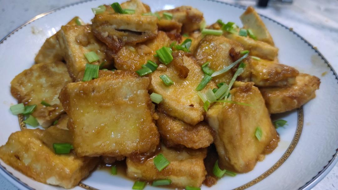 无敌好吃的香煎豆腐