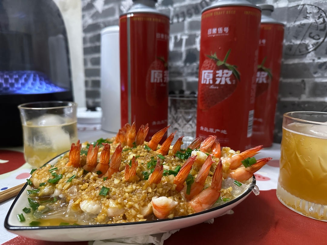 蒜蓉粉丝开背虾