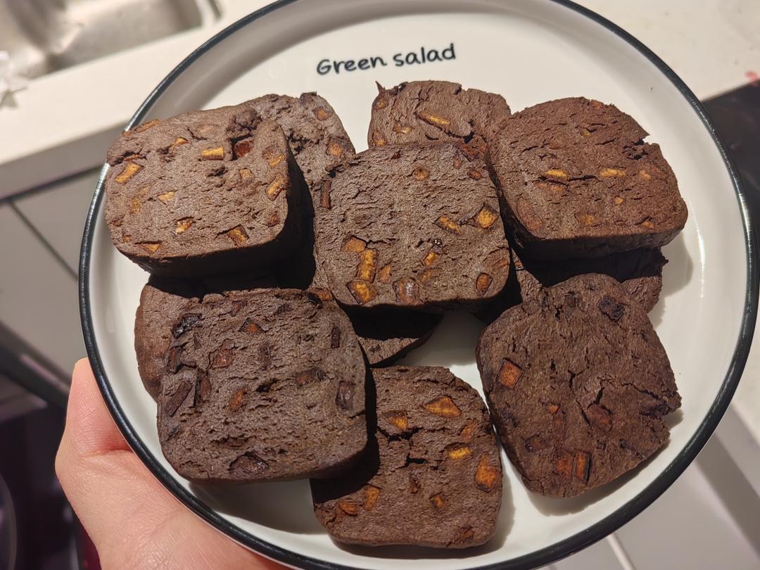 懒人版巧克力甜橙钻饼干超简单的步骤和制作方法