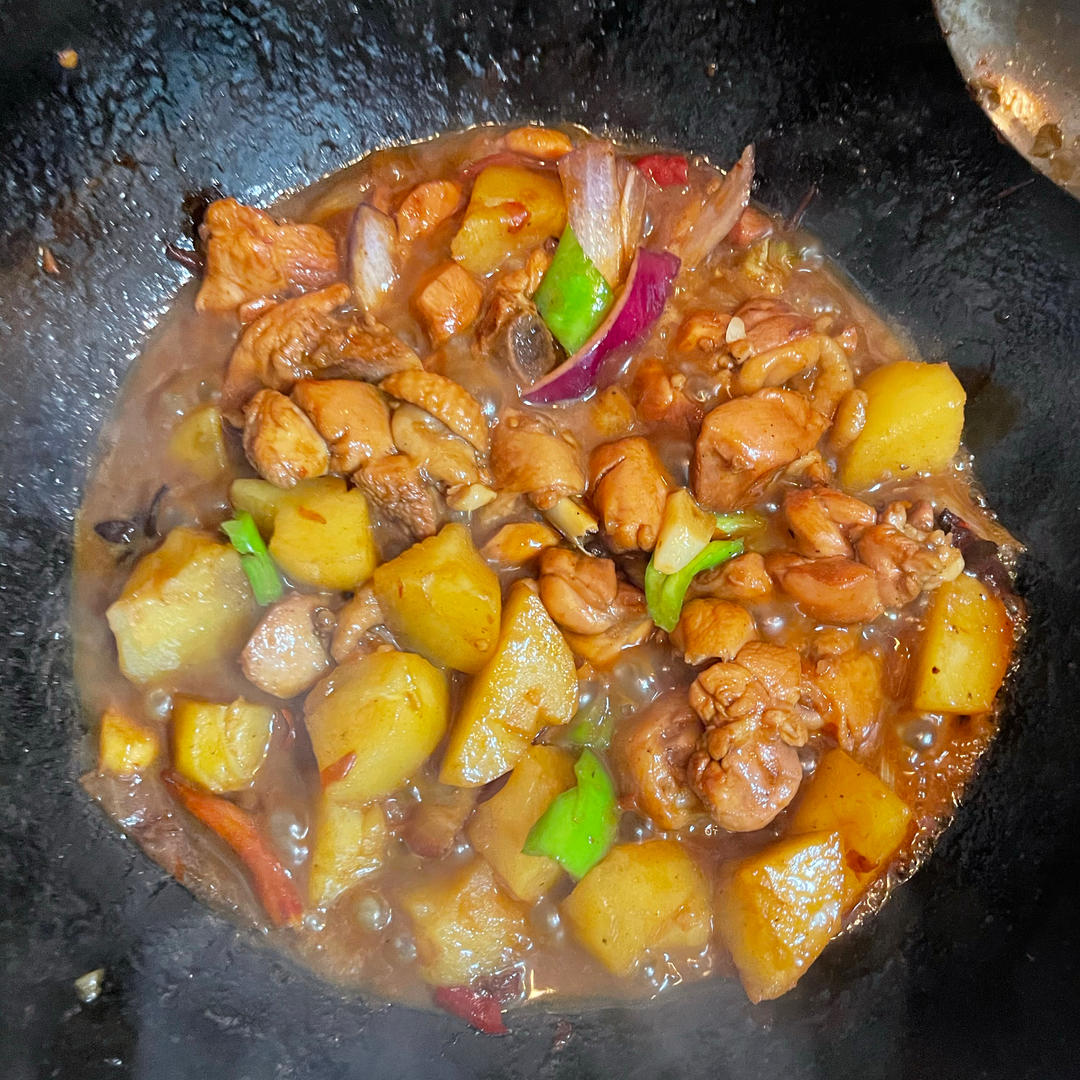 新疆大盘鸡（糖色详解）