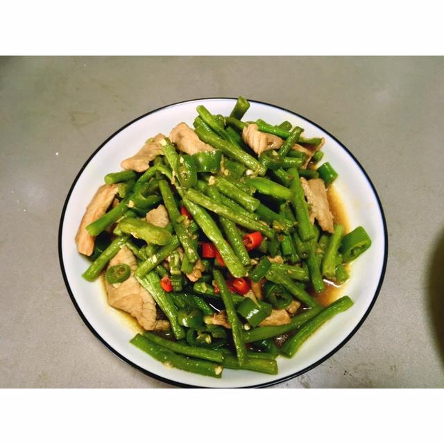 豇豆炒肉