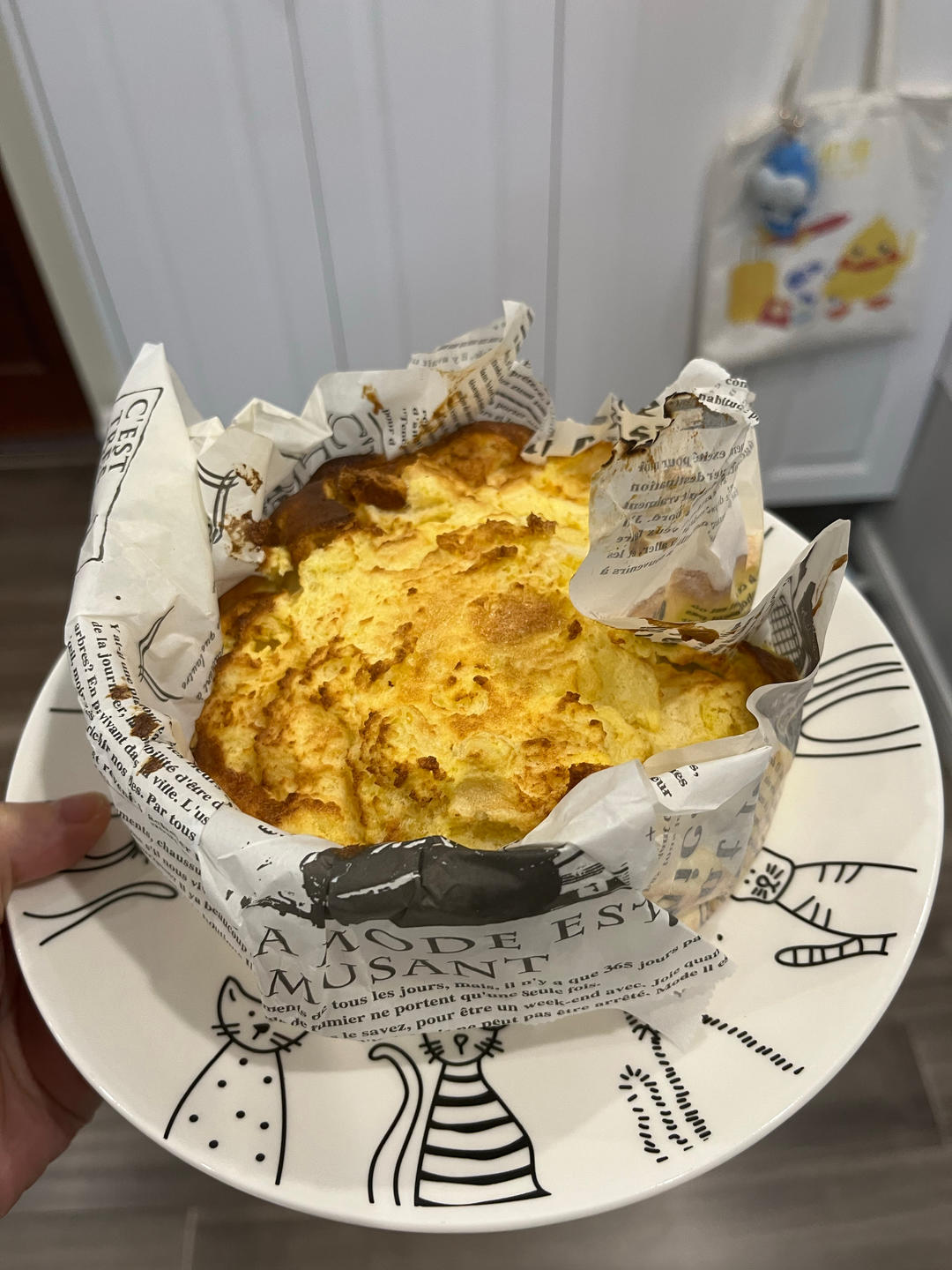 烤舒芙蕾🥞简单方便一次成功～口感绵密好吃😋