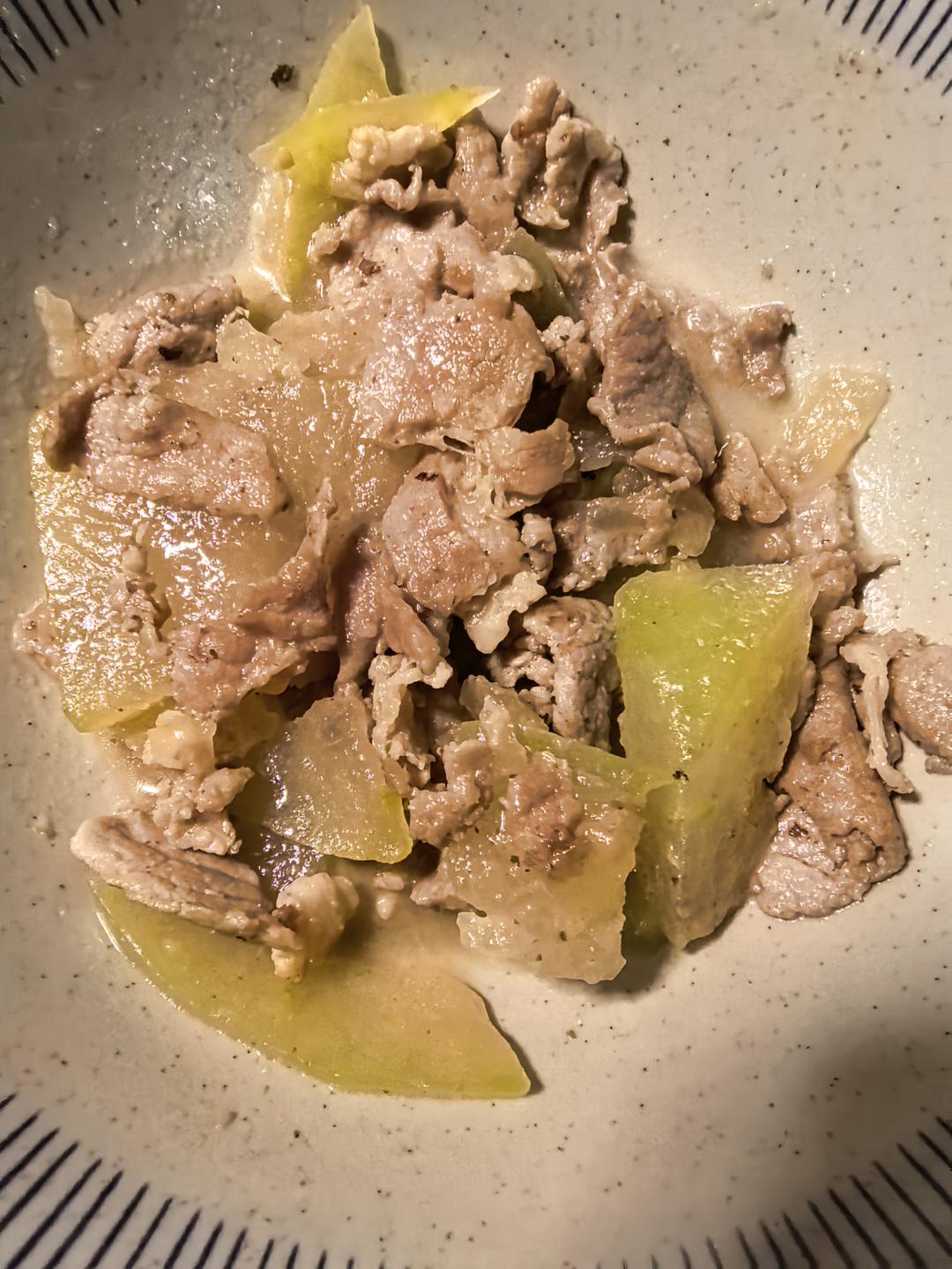 冬瓜炒肉