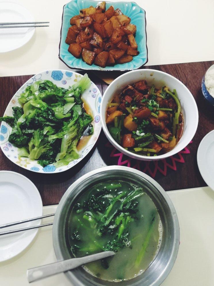 蝴蝶说说做的晚餐2017年11月5日