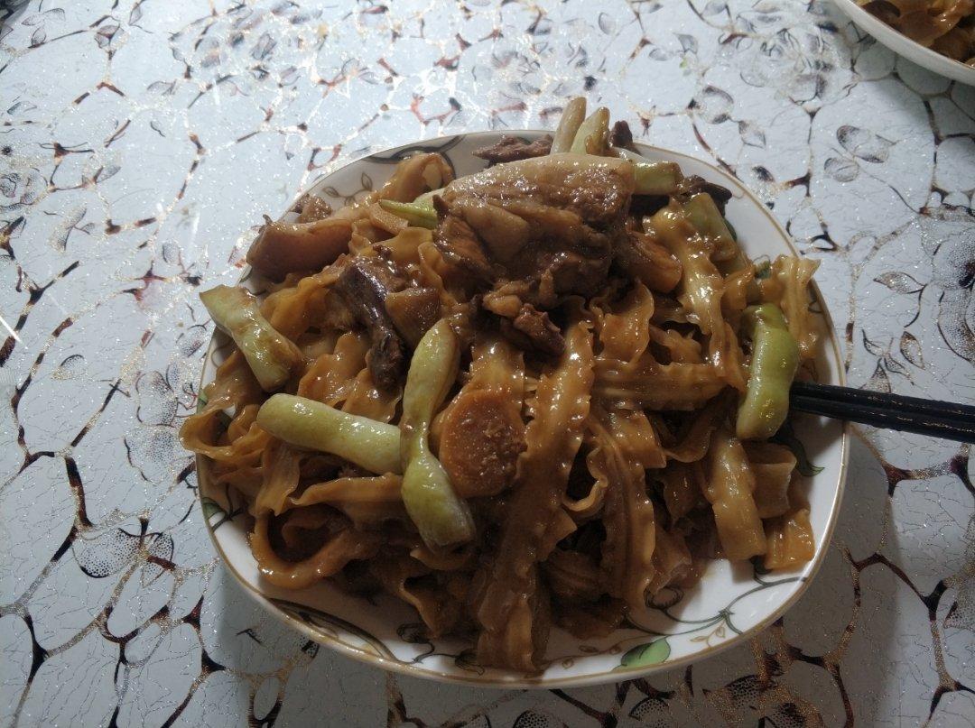 家常豆角焖面