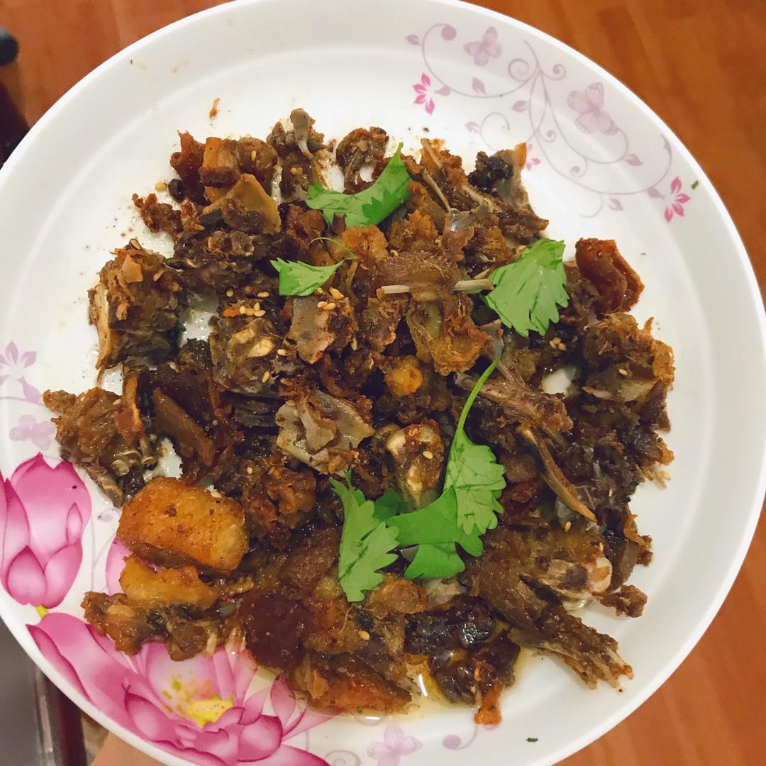 盐酥鸭架