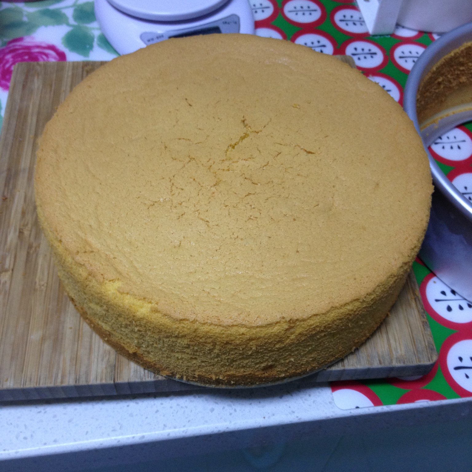 奶油蛋糕的戚风蛋糕坯（更新空气炸锅做法）