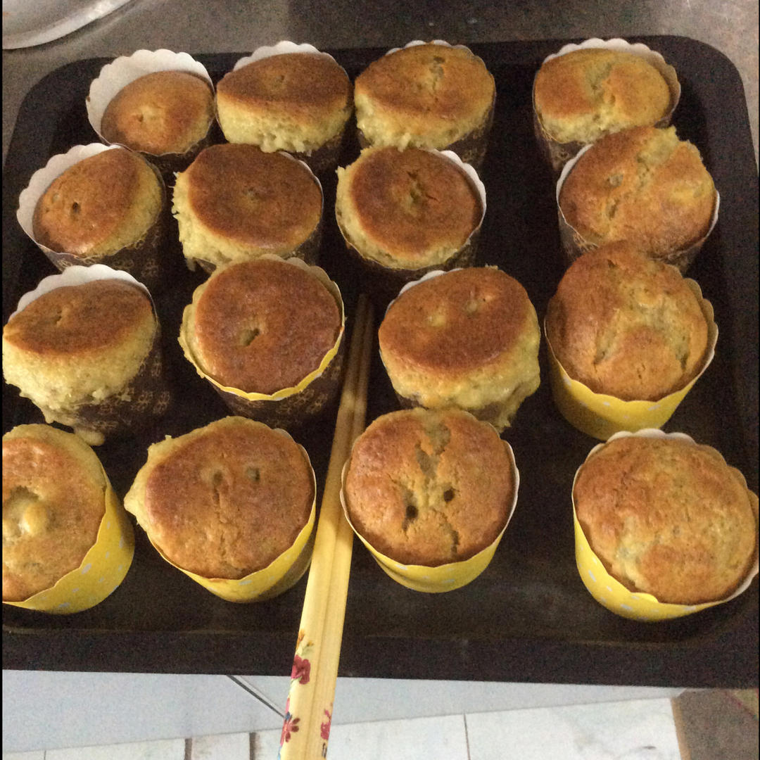 香蕉牛奶玛芬蛋糕